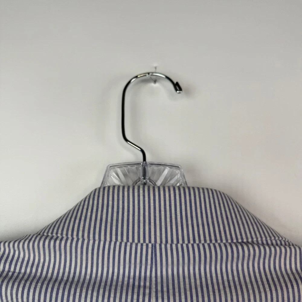 Zagato Seersucker Sport Coat Blazer Blue White Stripe Preppy Ivy 40R Mens
